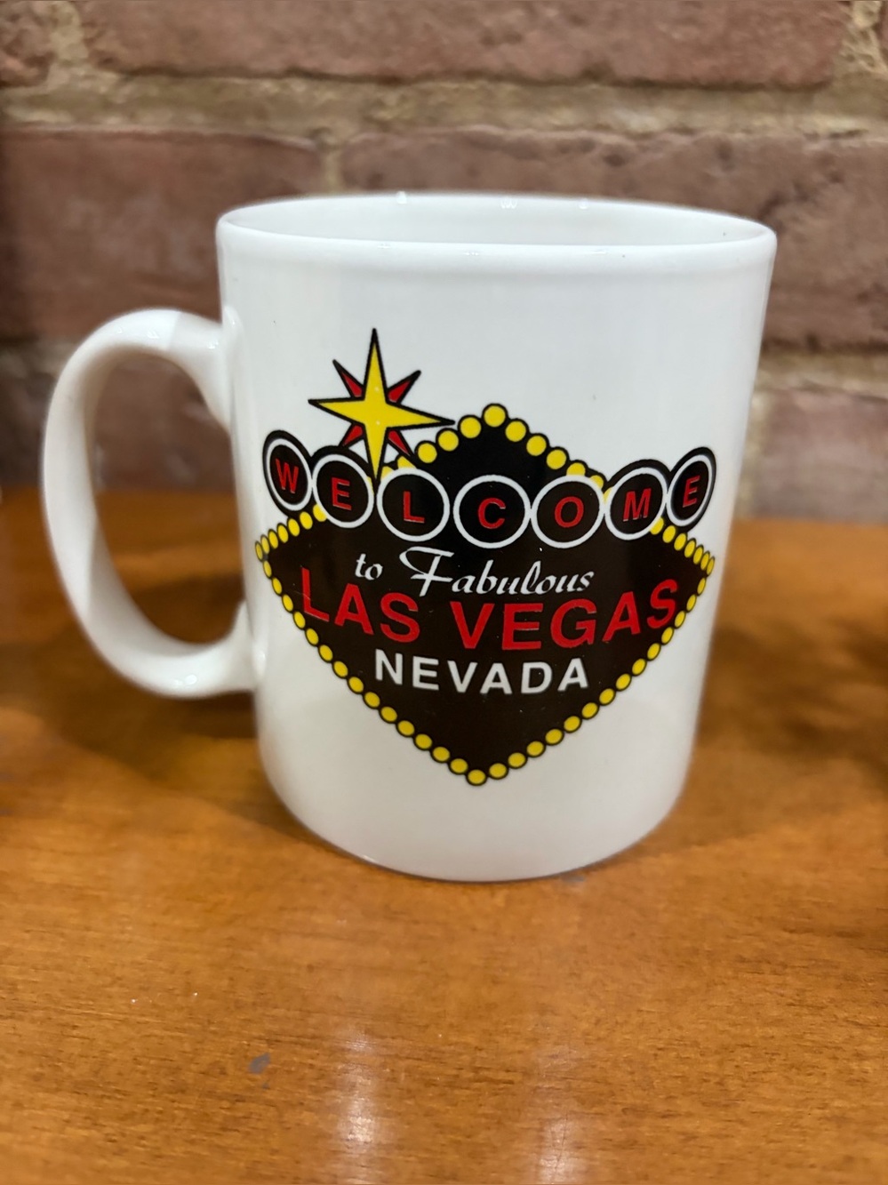 Vintage White Las Vegas Nevada Ceramic Coffee Mug - Iconic Welcome Design